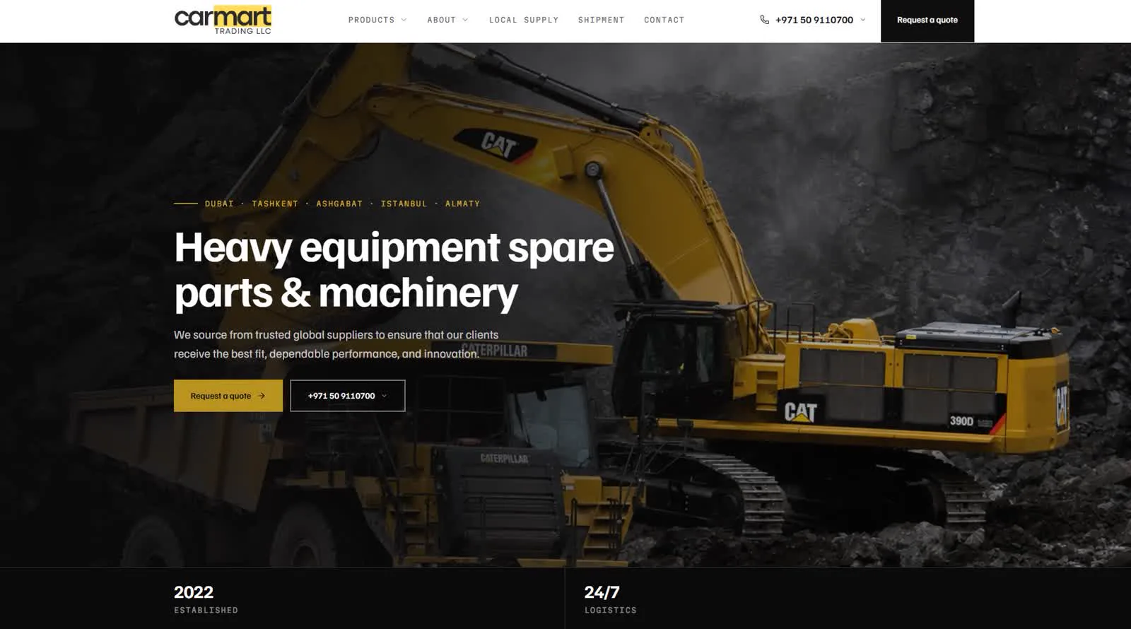 Carmart Trading: a website built by LokalHost