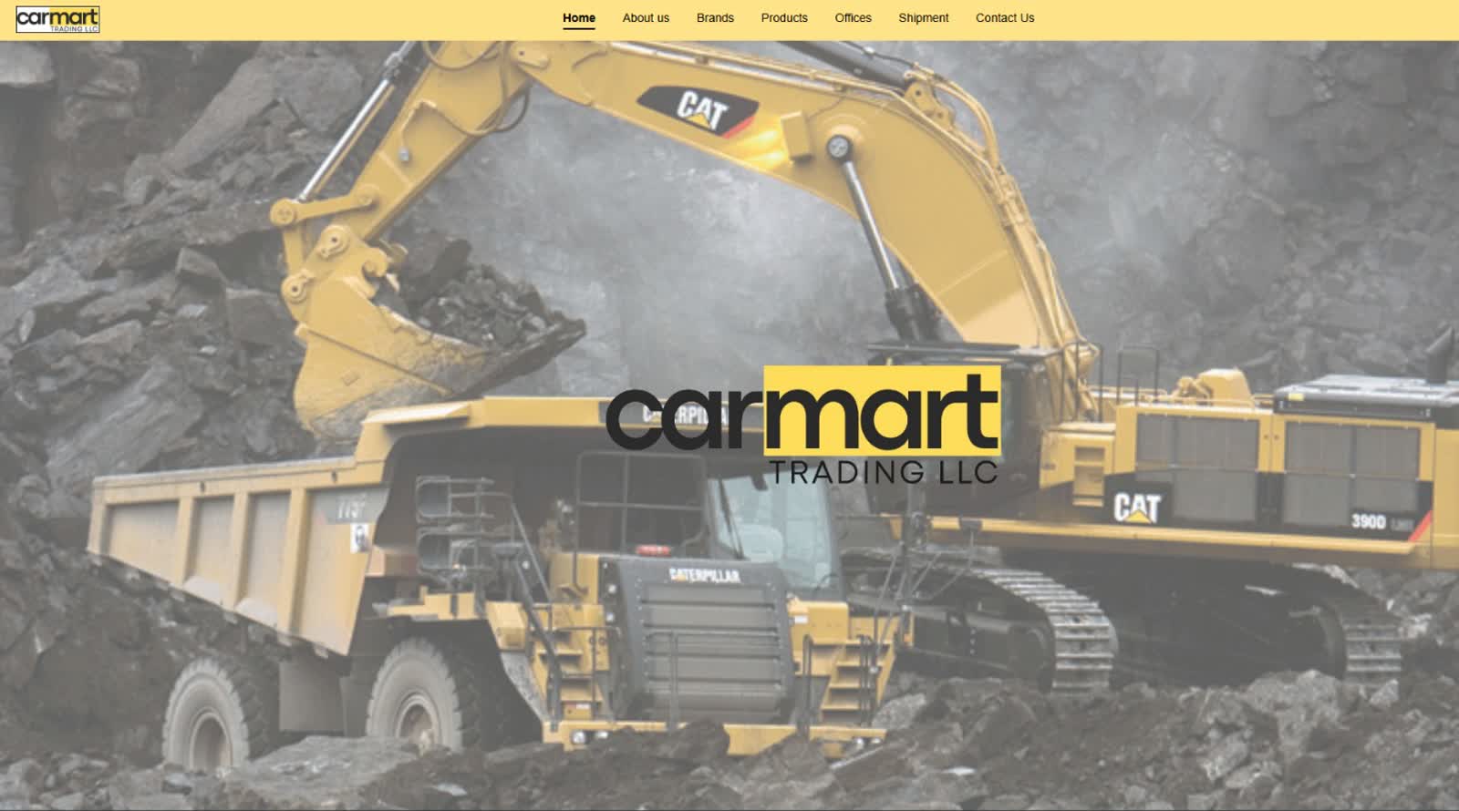 Carmart Trading before LokalHost rebuilt it