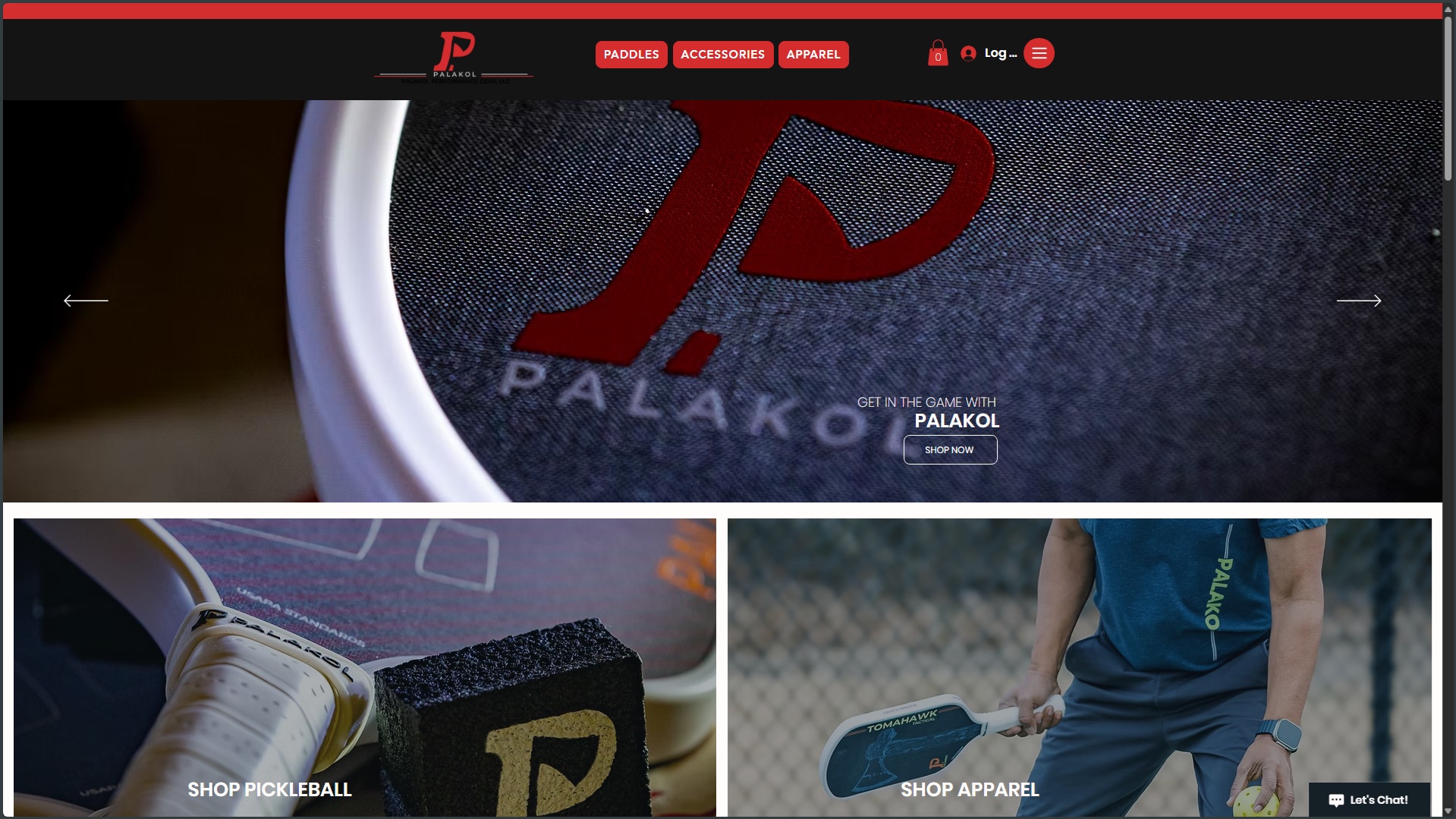 Palakol's website before LokalHost rebuilt it